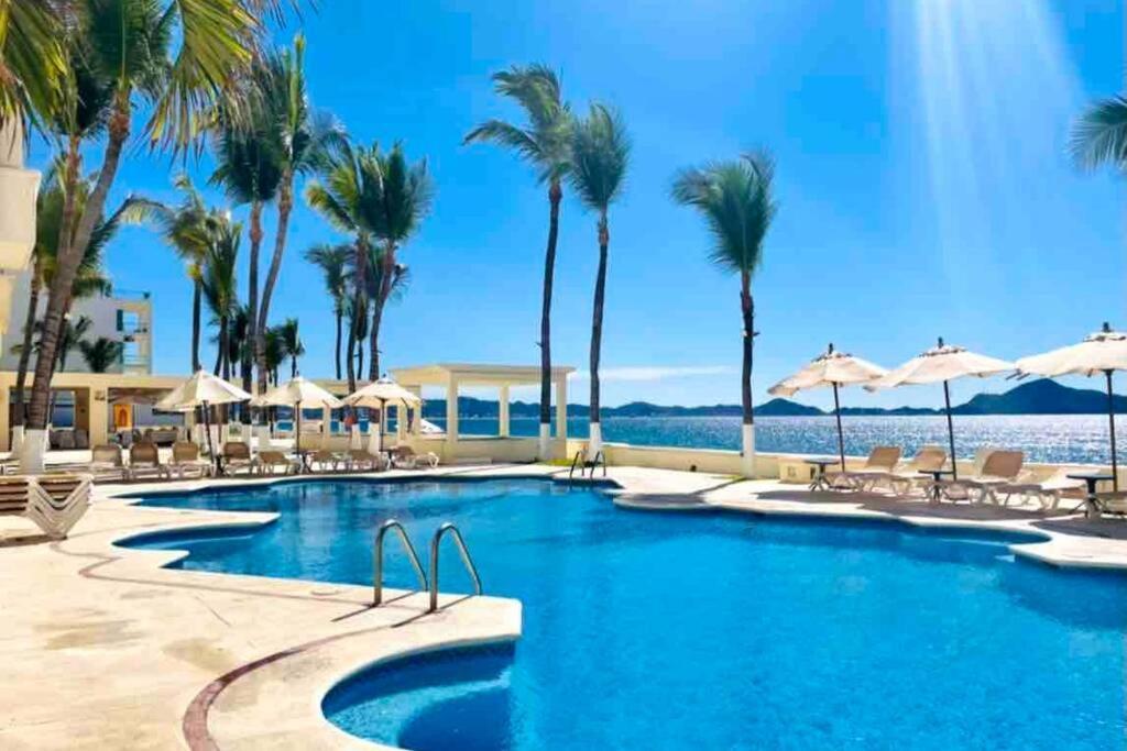 Espectacular Apto A Pie De Playa Con Vista Al Mar Manzanillo Εξωτερικό φωτογραφία